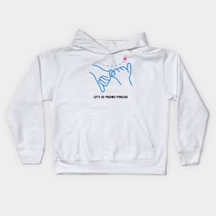 Let's Be Friends Forever Kids Hoodie